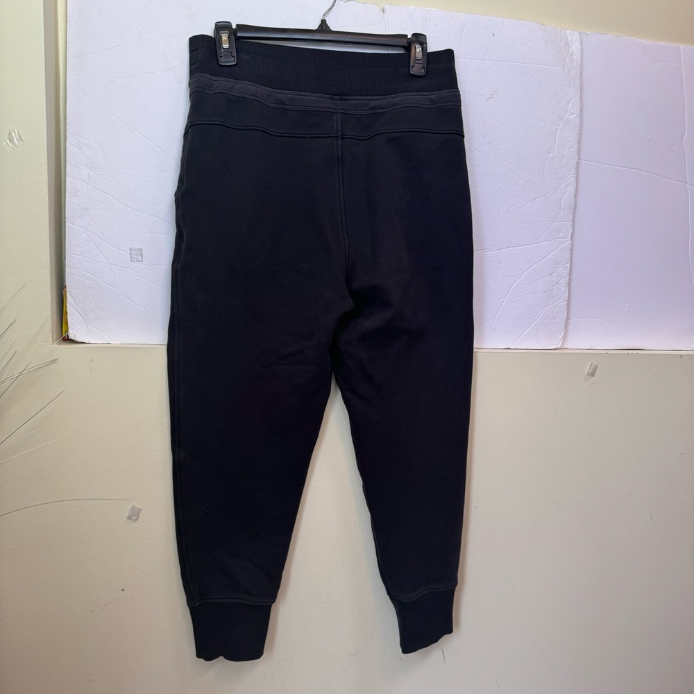 Lululemon Cotton Joggers Track Pants French Terry Pockets Ribbed Band Fleece 6 - Picture 3 of 16